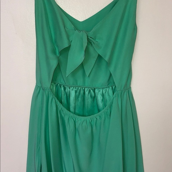 Parker Silk Light Green Dress Size Small - Picture 3 of 7